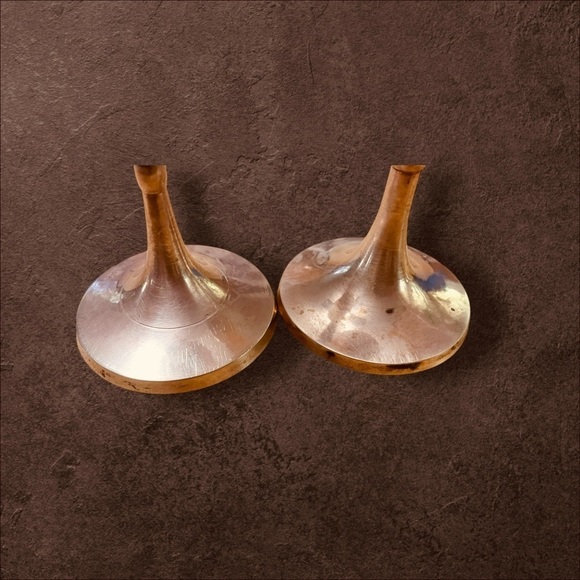 French Brass Candle Holders, France, 1960s, Set of 2 - Picture 11 of 12